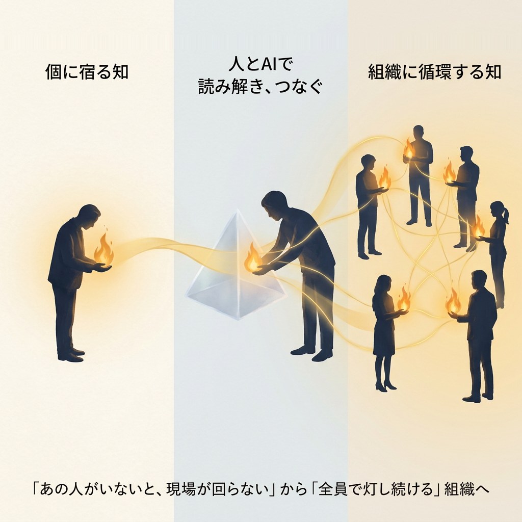 個に宿る知が組織に循環する知へ